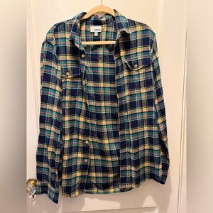 Sonoma Plaid Flannel M